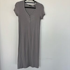 ATM Gray Maxi‎ Dress Size M